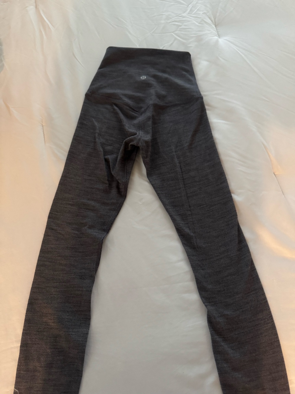 lululemon athletica charcoal gray high-waist leggings
